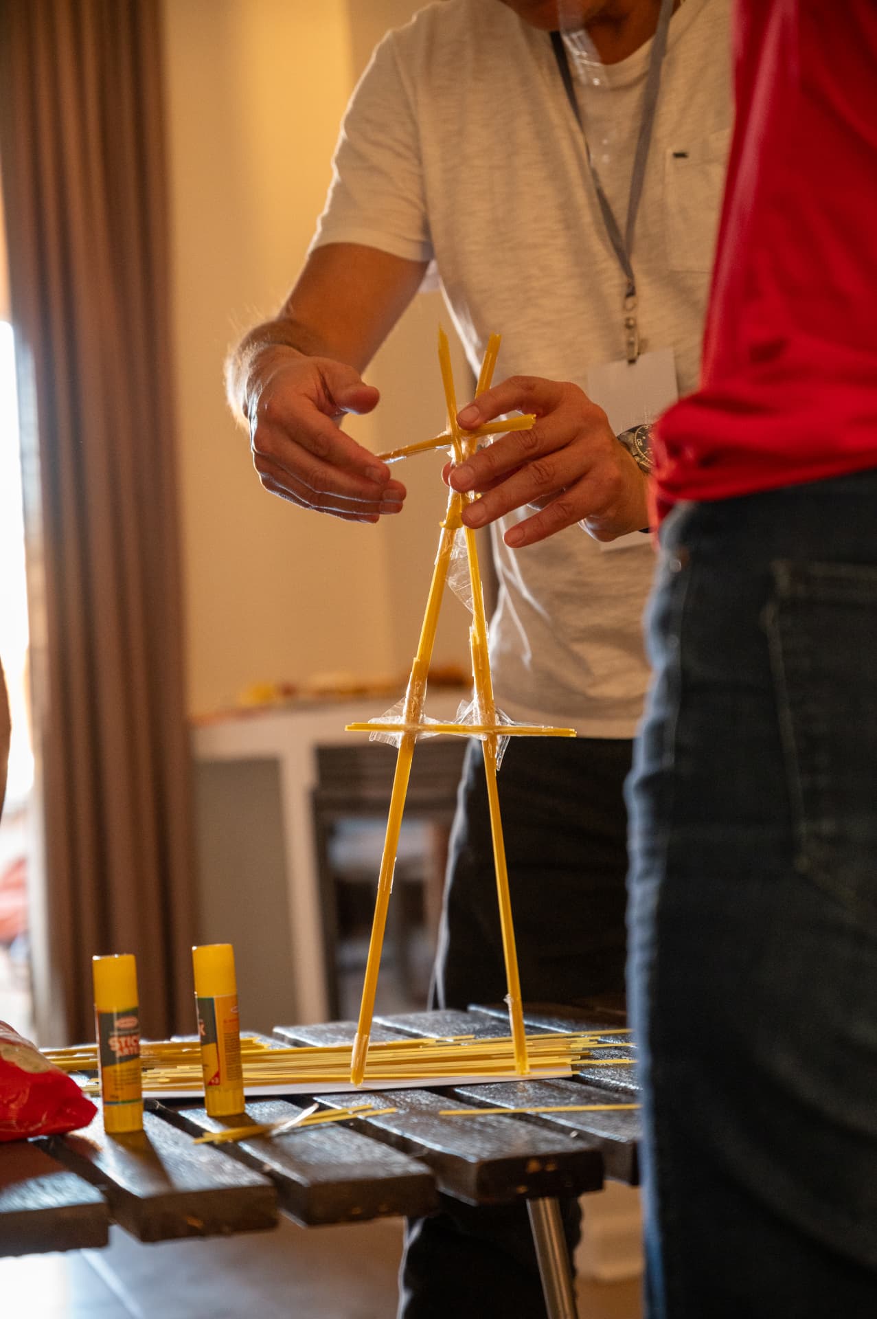 Construção de torre em dinâmica de equipe